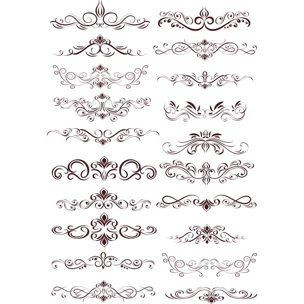 Design Elements Shapes Patterns Icons and Textures Vector Art Collection