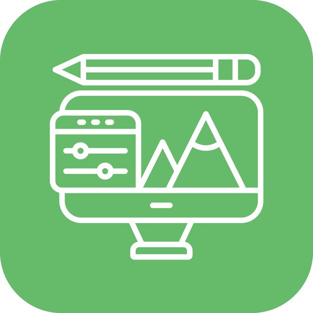 Design Software icon vector image Can be used for Design