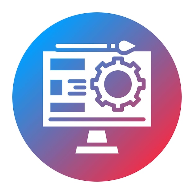 Design Software icon vector image Can be used for Engineer in Mechanics