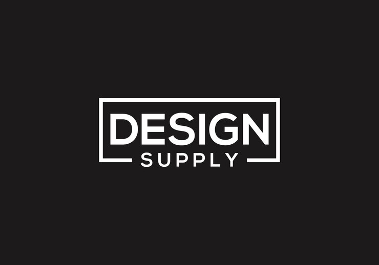 Vector design supply text on a background design