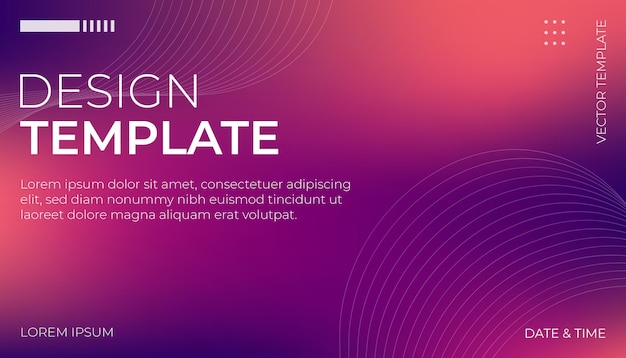 Desing Template Blurred pink and violet background