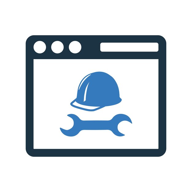 development design web webpage icon glyph style vector eps