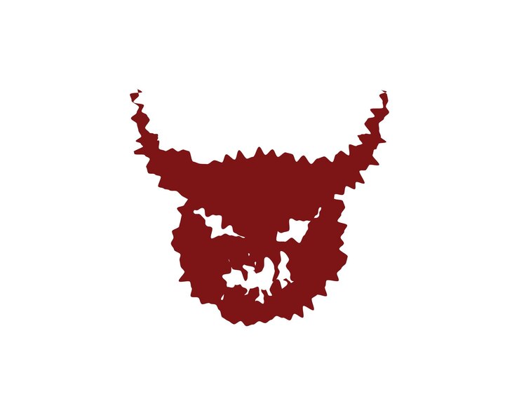 Vector devil horn vector icon design