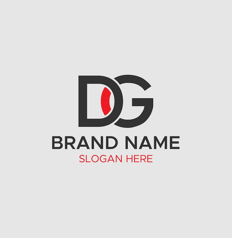 Vector dg or gd abstract initial monogram letter alphabet logo