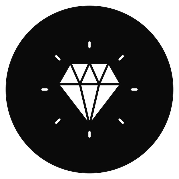 diamond icon vector image can be used for mall