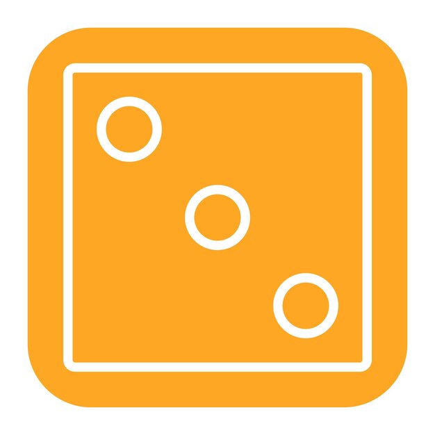 Dice icon vector image Can be used for Game Design