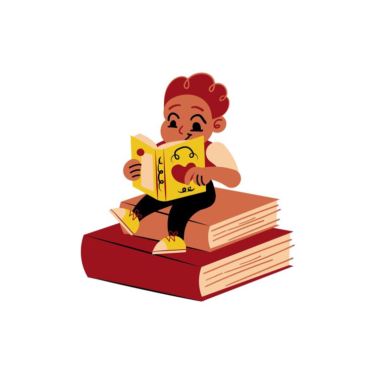 Vector digambar tangan ilustrasi kawaii dan anak-anak lucu
