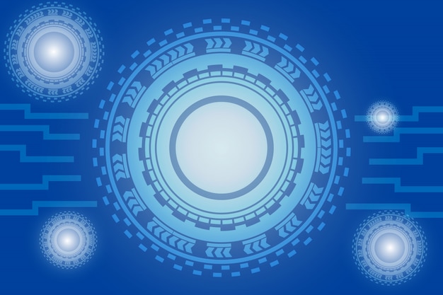 digital  communication concept for technology background