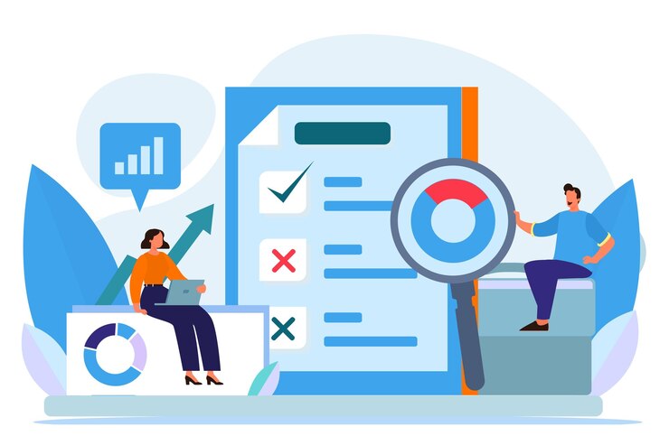 Vector digital marketing illustration