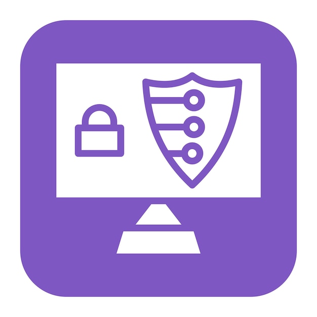 Digital Security icon vector image Can be used for Remote Working