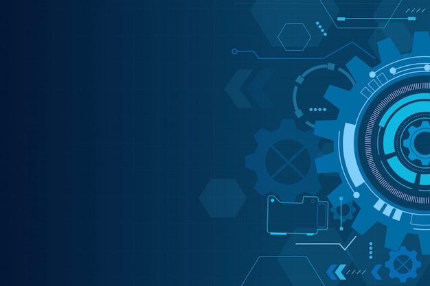digital technology and engineering, digital telecoms concept, Hi-tech,futuristic technology background,  