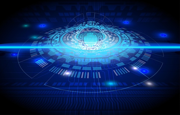 digital technology background abstract digital technological modern design for business website communication system computer dark blue color background hitech digital technology concept