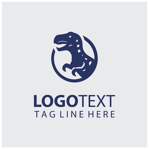 Dino Logo Vector Illustrations