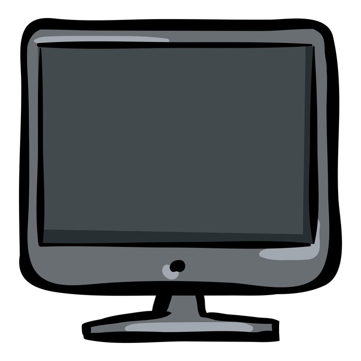 Vector display hand drawn doodle icon