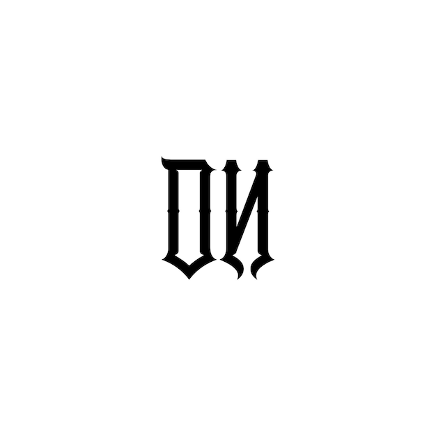 dn monogram logo design letter text name symbol monochrome logotype alphabet character simple logo