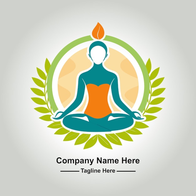 do a professional yoga logo for studio