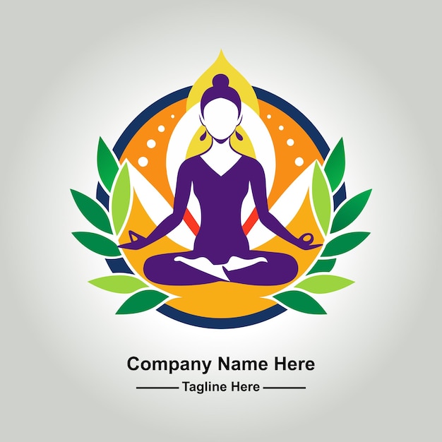 do a professional yoga logo for studio