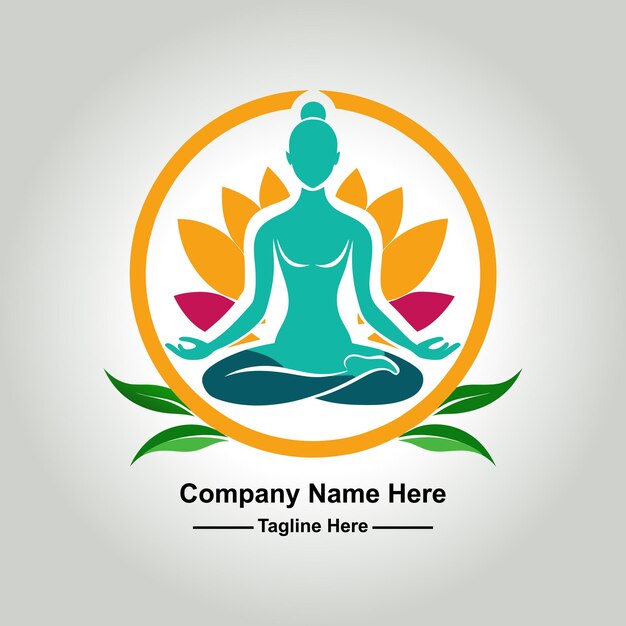 do a professional yoga logo for studio