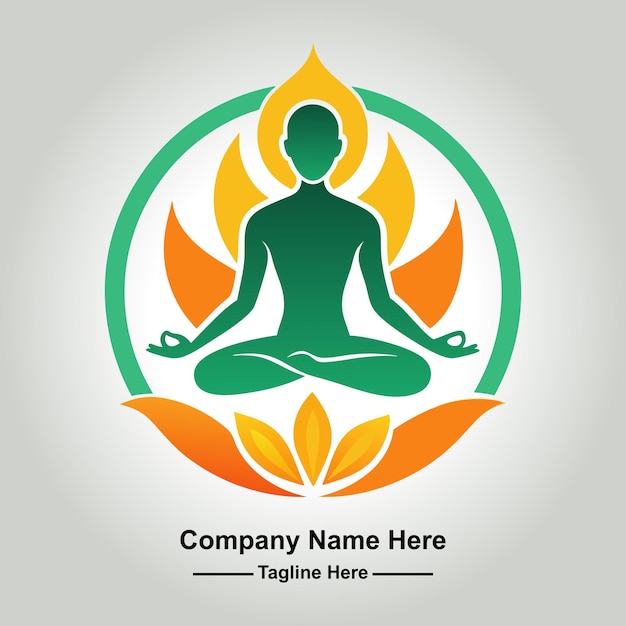 do a professional yoga logo for studio