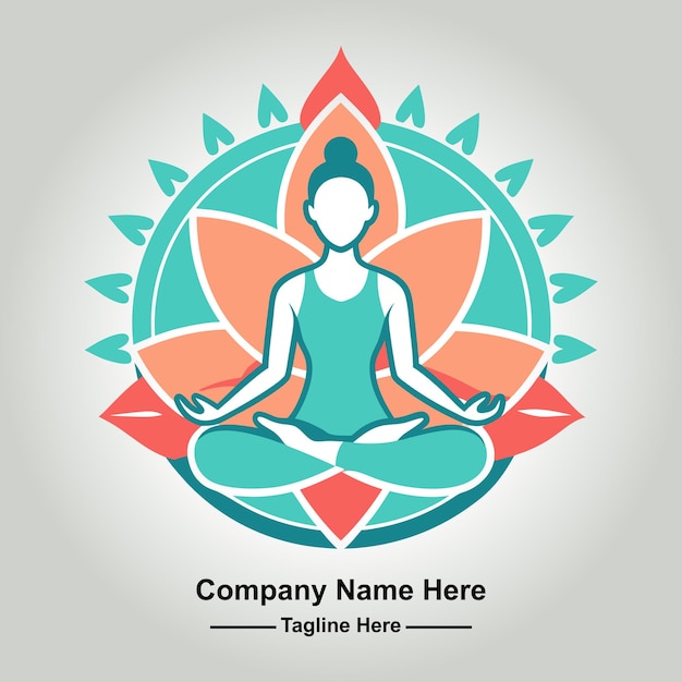 do a professional yoga logo for studio