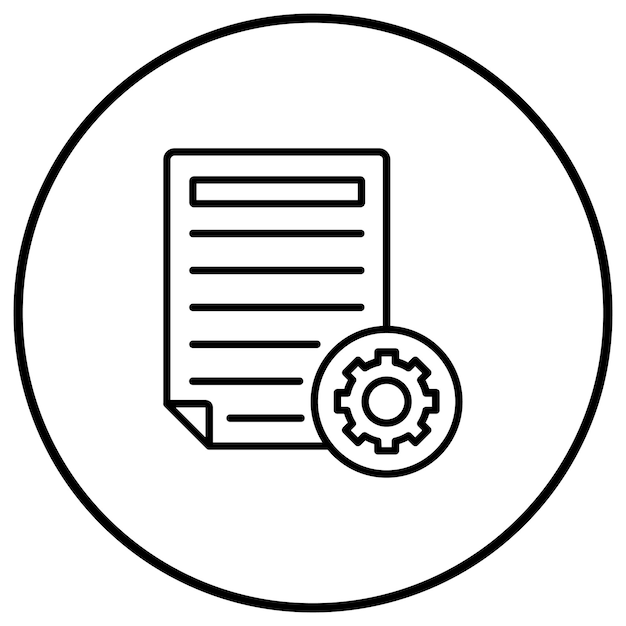 Documents Management vector icon Can be used for Human Resource iconset
