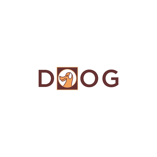 Dog logo and icon design vector.
