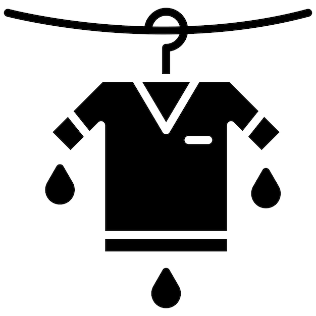 Doing Laundry Vector Illustration Style