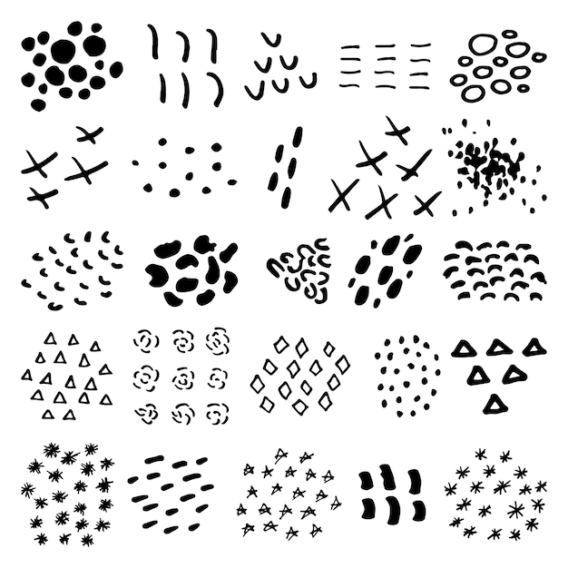 Doodle hand drawn element vector