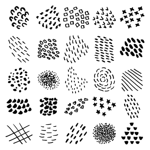 Doodle hand drawn element vector