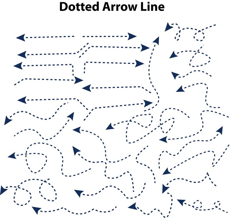 Dotted Line arrow