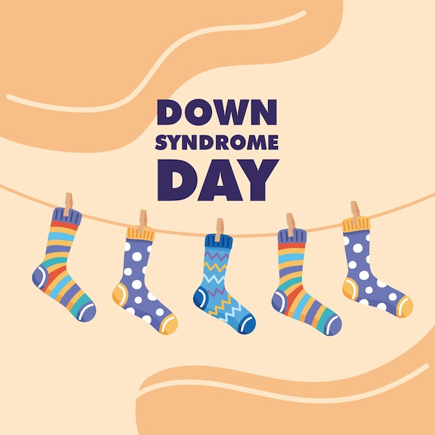 Down syndrome postcard