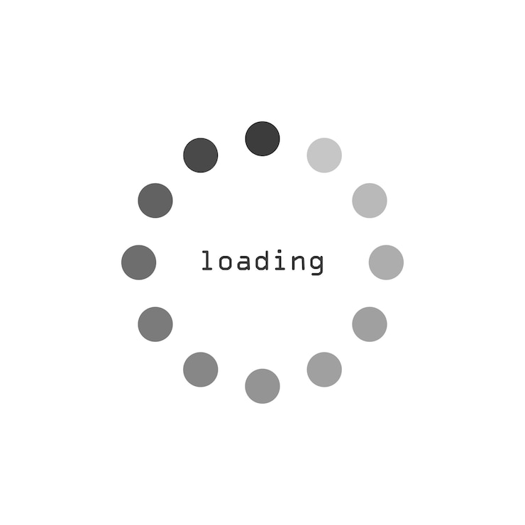 Vector download and loading icon with text vector