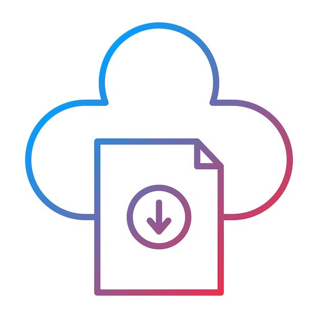 Download File icon vector image Can be used for Web Hosting