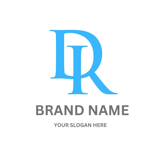 DR202 letter DR logo design