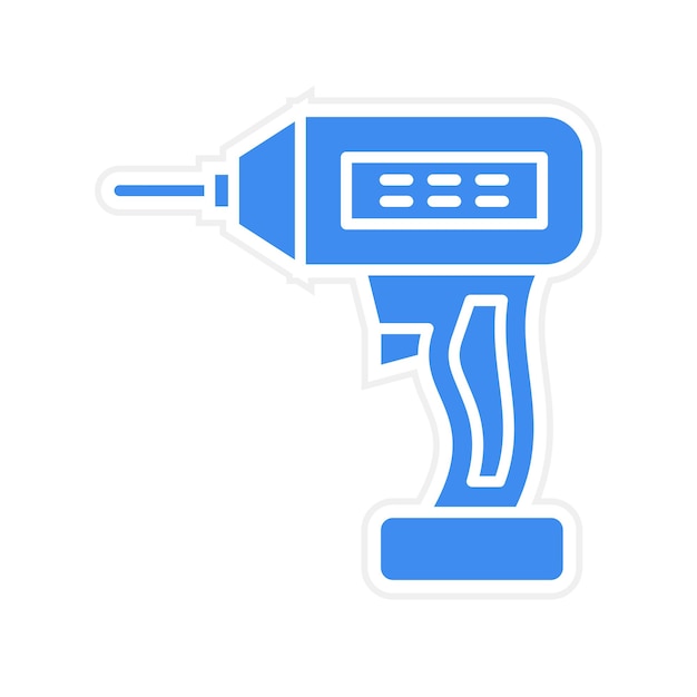 drill icon vector image can be used for home improvements