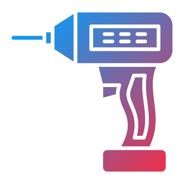 drill icon vector image can be used for home improvements