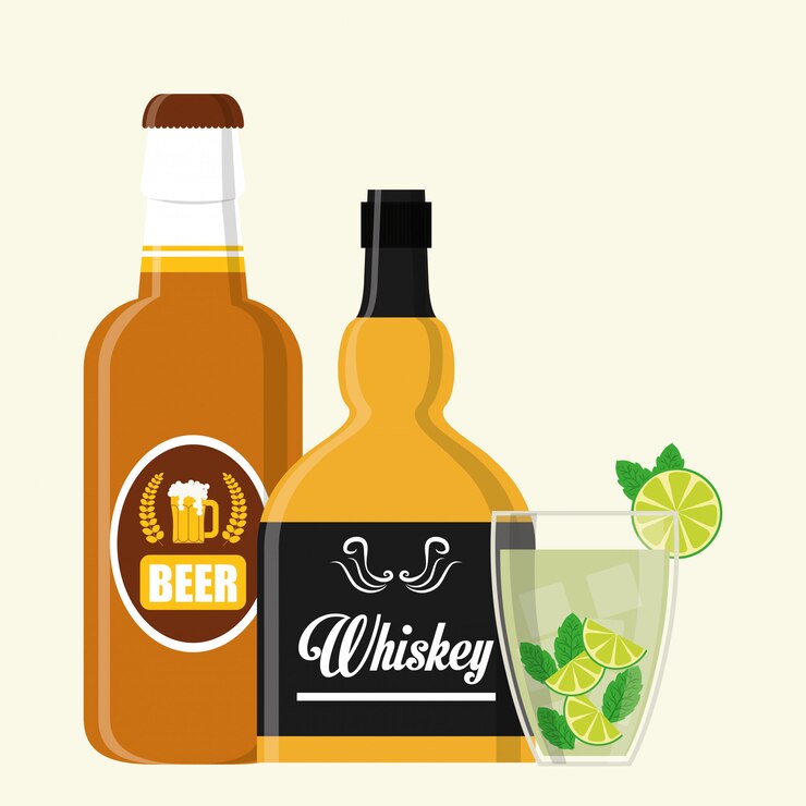 Vector drink design 