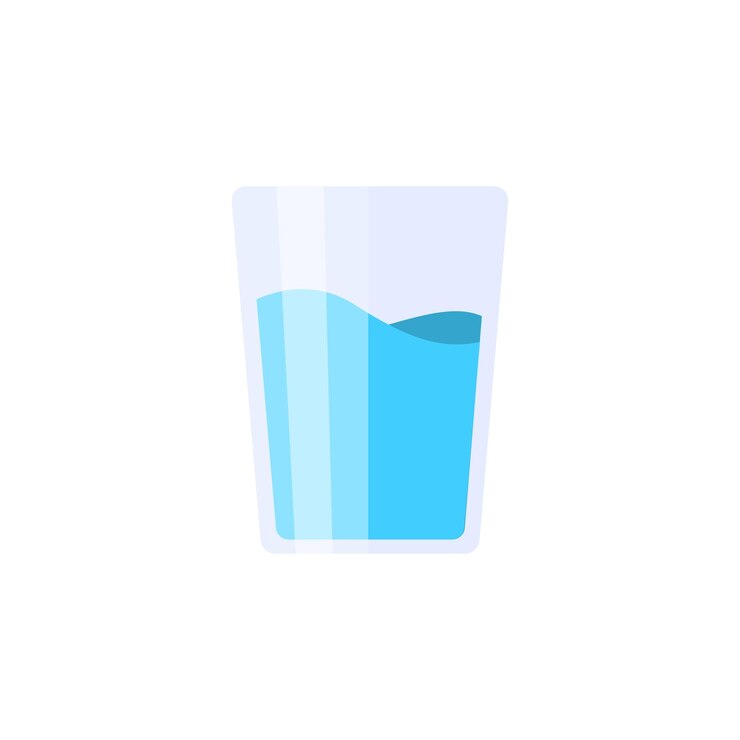 drink glass icon and illustration flat design