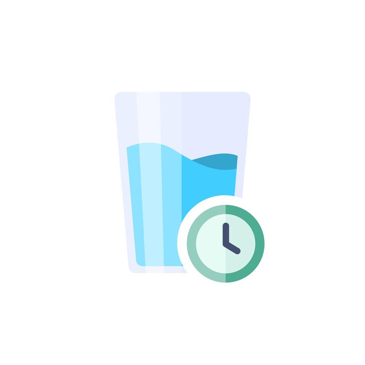 drink glass icon and illustration flat design
