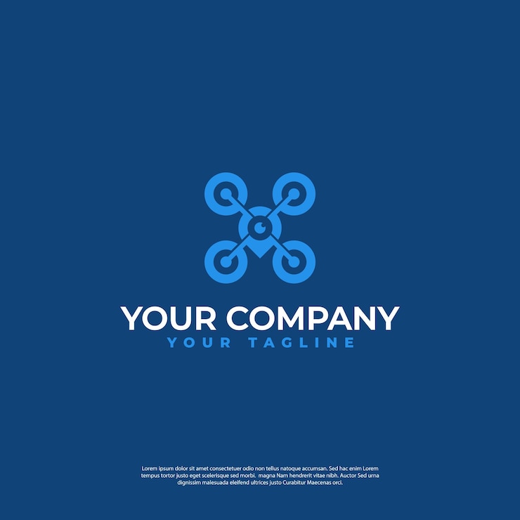 Drone form logo technology companies