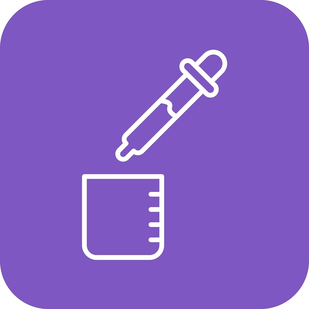 drop sample icon vector image can be used for bioengineering