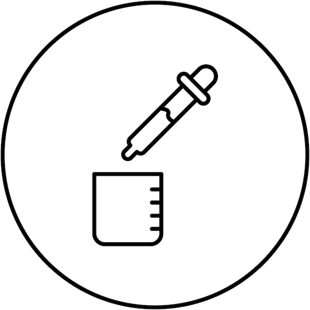drop sample icon vector image can be used for bioengineering