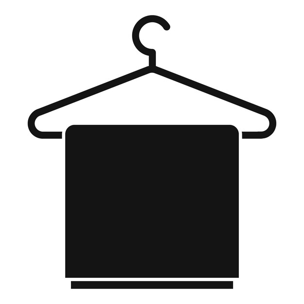 Dryer clothes hanger icon Simple illustration of Dryer clothes hanger vector icon for web design isolated on white background