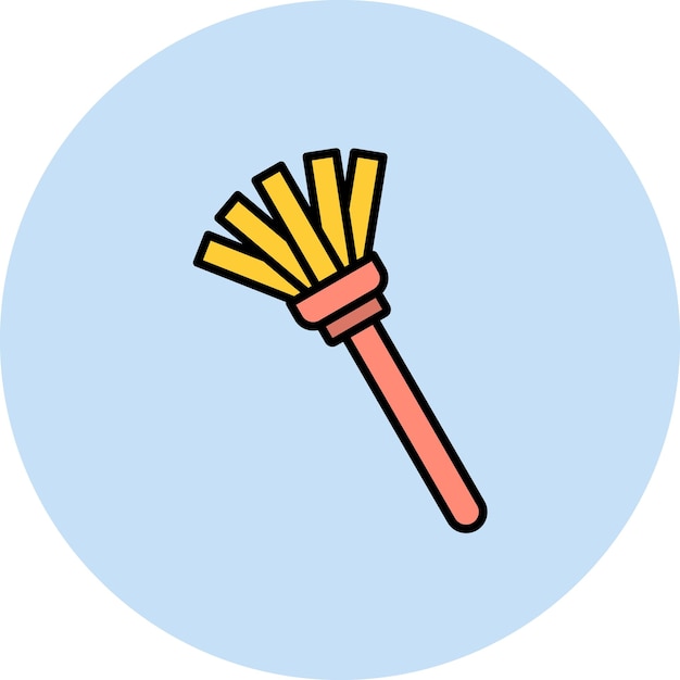 Dusting icon vector image Can be used for Hygiene Routine