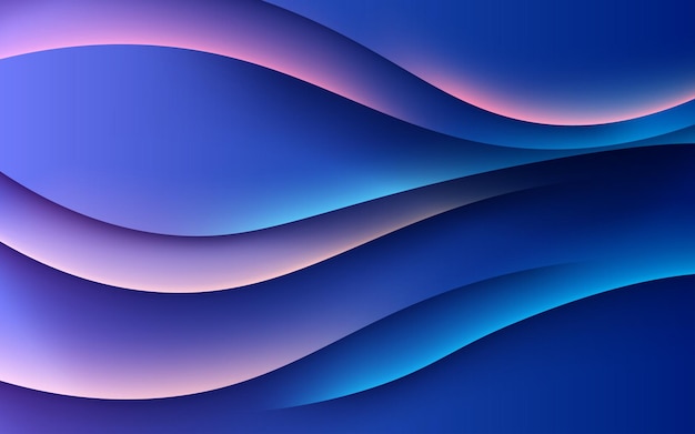 Dynamic abstract blue diagonal shape light and shadow wavy background eps10 vector