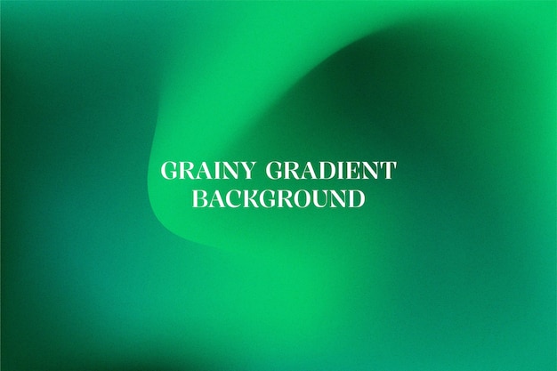 Dynamic gradient mesh grainy green background