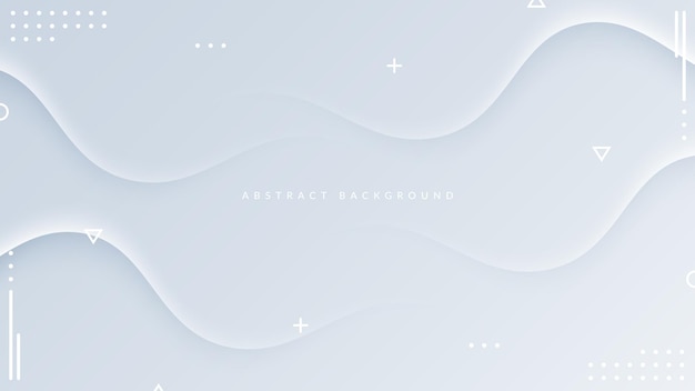 Dynamic wavy light shadow gray abstract background