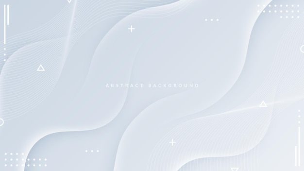 Dynamic wavy light shadow gray abstract background
