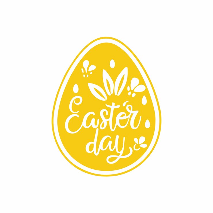 Easter background design on a isolated white background 14