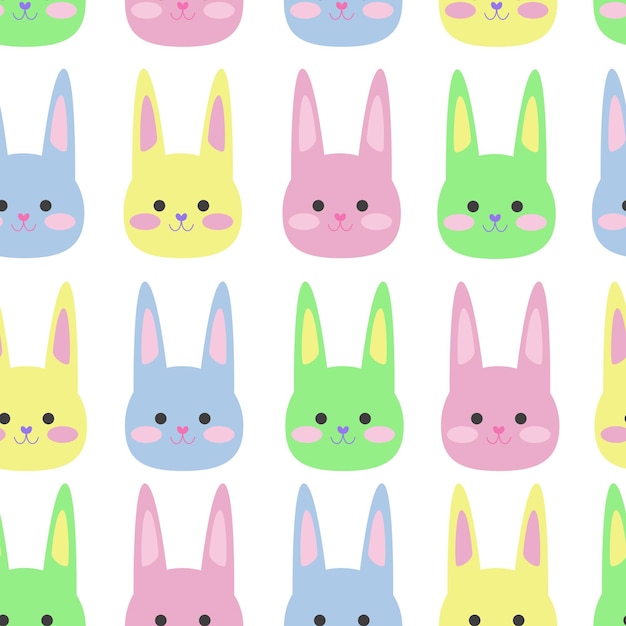 easter bunny seamless pattern little rabbit bunny pattern vector for prints fabric and patterns
